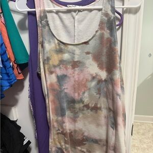 Multicolor Tie-Dye Tank Top